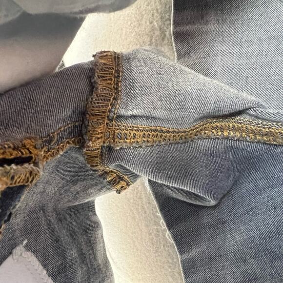 American Eagle Women's Denim Shortie Shorts Size 6 Super Stretch Summer Basics - Picture 10 of 15